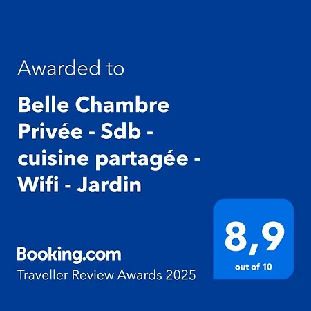 Belle Privee - Salle De Bain - Jardin - Wifi - Cuisine Partagee - Wissembourg
